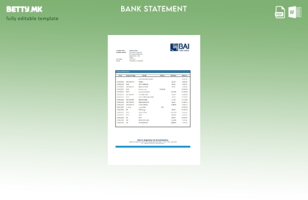 Модерен стил на Cabo Verde Banco Africano de Investimentos шаблон за зборови за 